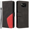 Husă Portofel Xiaomi Poco X3 Pro/X3 NFC - Bi-Color
