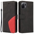 Husă Portofel Xiaomi Mi 11 Lite 5G - Bi-Color