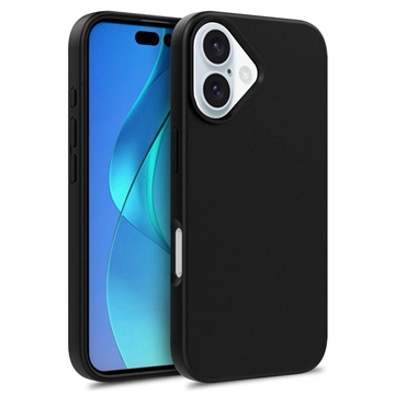 Husă Biodegradabilă iPhone 16 - Negru