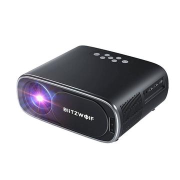 BlitzWolf BW-V4 1080p LED Projector cu LED cu WiFi, Bluetooth - Negru