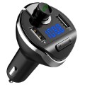 Modulator FM Bluetooth Cu Încărcător Auto Dual USB T20 - Negru
