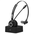 Cască Bluetooth cu Microfon și Bază de Încărcare M97 - Negru