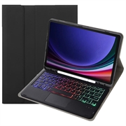 Carcasă cu tastatură Bluetooth Samsung Galaxy Tab S10 Lite/S10 FE/S9 FE/S9 - Negru