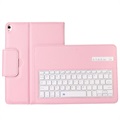 Husă Cu Tastatură Bluetooth iPad 10.2 2019/2020 - Roz