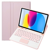 Husă Cu Tastatură Bluetooth iPad 2022/2025 - Roz