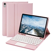 Carcasă cu tastatură Bluetooth pentru iPad Air 11 2026/2025/2024/iPad Air 2022/2020 - Roz