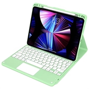 Carcasă cu tastatură Bluetooth iPad Air 13 2026/2025/2024/iPad Pro 12.9 2022/2021/2020/2018 - Verde matcha