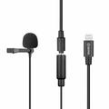 Boya BY-M2 Microfon digital Lavalier Clip-On - Lightning - Negru