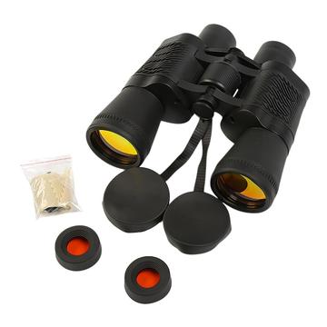Binoclu Breaker 158 10x50 cu câmp vizual larg - negru
