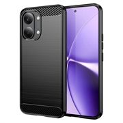 Husă TPU Brushed Xiaomi Redmi Turbo 5 Max/Poco X8 Pro Max - Fibră de Carbon - Negru