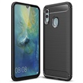Husă TPU Huawei Honor 10 Lite, P Smart (2019) - Periat - Negru