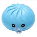 Jucărie antistres squishy dumpling care face baloane, cu cutie pentru aburire - Albastru