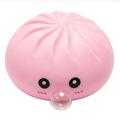 Jucărie antistres squishy dumpling care face baloane, cu cutie pentru aburire - roz