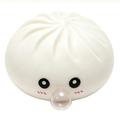 Jucărie antistres squishy dumpling care face baloane, cu cutie pentru aburire - Alb