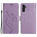 Husă tip portofel pentru Samsung Galaxy A54 5G Butterfly Series - Violet