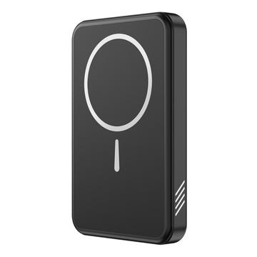 C10 portabil 15W Powerbank magnetic wireless 5000mAh - negru