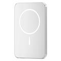 C10 portabil 15W Power Bank magnetic fără fir 5000mAh - Argint