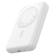 C1030 Baterie externă magnetică de 10000mAh cu încărcare rapidă USB-C de 20W - Alb