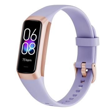 C60 1.1 inch impermeabil ceas inteligent ceas inteligent ritm cardiac ritm cardiac Monitor de oxigen din sânge Monitor de detectare a temperaturii corpului Fitness Tracker Sport Smart Wristband - Violet deschis