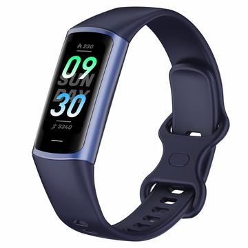 C68 1.1" Smart Bracelet Slim Fitness Watch cu monitorizare a ritmului cardiac de sănătate - albastru