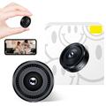 C8 Mini cameră de securitate WiFi cu card de memorie de 64GB - negru