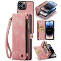 Husă Portofel iPhone 14 Pro Max - Caseme 2-în-1 Multifunctional