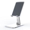 Suport portabil pliabil pentru telefon CCT15 Tablete anti-alunecare reglabile Suport metalic pentru dispozitiv de 4-13 inchi - argintiu