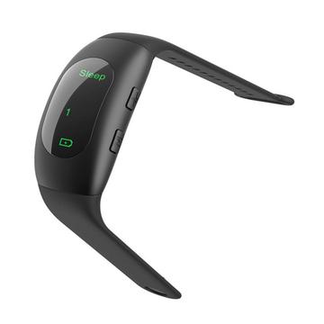 Brățară de ajutor pentru somn CES Microcurrent cu 3 moduri și cronometru automat - negru