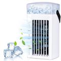 CF-002T Răcitor de aer portabil de birou - USB, comandă tactilă, rezervor de apă de 480ml - Alb