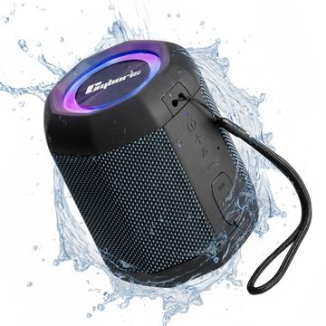 CYBORIS CYB-S3 Bluetooth 5.1 Wireless Speaker 24W Sunet impresionant Bass stereo 18Hrs Playtime RGB Light Subwoofer Sound Box - Negru