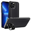 Husă Hibrid iPhone 13 Mini - CamStand - Fibra de Carbon