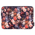Husă Universală cu Fermoar Laptop - CanvasArtisan - 15" - Flori