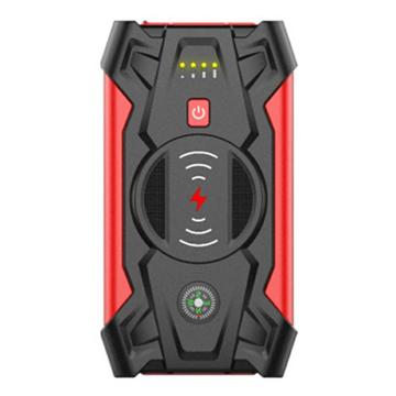 Car Jump Starter / Power Bank J13 - 12000mAh - Roșu / Negru