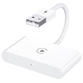 Adaptor Wireless CarPlay pentru iOS - USB, USB-C (Ambalaj Deschis - Satisfăcător) - Alb