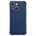 Husă Silicon iPhone 13 Mini - Card Armor - Bleumarin