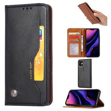 Husă Portofel iPhone 11 - Card Set - Negru