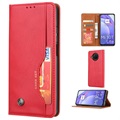Husă Portofel Xiaomi Mi 10T Lite 5G - Card Set - Roșu