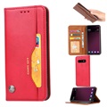 Husă Portofel Samsung Galaxy S10e - Card Set - Roșu