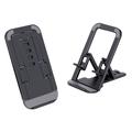 Suport de telefon pliabil tip card - negru