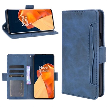 Husă Portofel OnePlus 9 Pro - Cardholder - Albastru