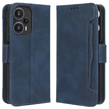 Husă Portofel Xiaomi Redmi Note 12 Turbo/Poco F5 - Cardholder - Albastru