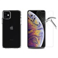 iPhone 11 Husă și 2x Geamuri Protecție Ecran - Clar