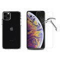 iPhone 11 Pro Max Husă TPU și 2x Geamuri Protecție Ecran - Clar