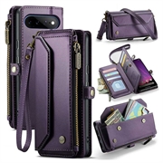 Husă portofel CaseMe C36 Google Pixel 11 Pro XL cu protecție RFID - Violet