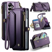 Husă portofel CaseMe C36 Samsung Galaxy Z Fold8 Ultra cu protecție RFID - Violet