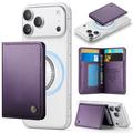 Suport magnetic pentru carduri CaseMe ME80 - Compatibil cu MagSafe - Violet