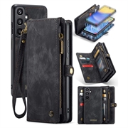 Husă Portofel Samsung Galaxy A15 - Caseme 008 2-în-1 Multifunctional
