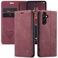 Husă Portofel Samsung Galaxy A54 5G - Caseme 013 - Roșu Vin