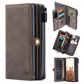 Husă Portofel Multifuncțională Samsung Galaxy S21 Ultra 5G - Caseme 2-în-1 - Maro