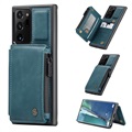 Husă Samsung Galaxy Note 20 Ultra - Caseme C20 Zipper Pocket - Albastru